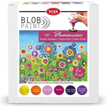 VIVA DECOR Ensemble de Peinture 'Fleurs de Prairie'