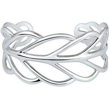 Manchette blanche brillante en acier 316L – édition Phebus féminine