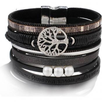 Wide Wrap Leather Bangles for Women