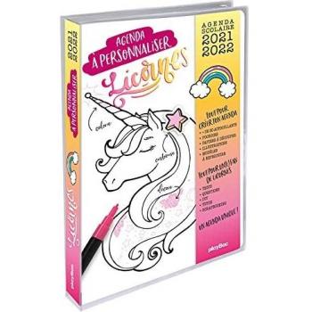 Agenda Licornes 2021-2022 à personnaliser