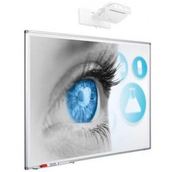 Projectiescherm 16:9 120x214cm met Softline profiel 8mm