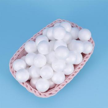 200pcs Solid White Foam Balls for Crafting and Decoration (3cm)