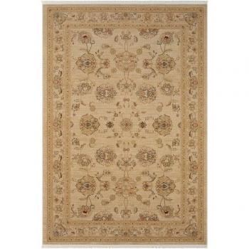 Fransenteppich Maryam 4, 7,5 mm Höhe, creme