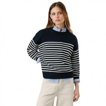 Pull Carlina bleu pour femme de Pepe Jeans