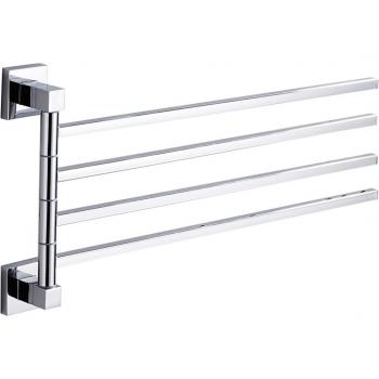 Rotating Towel Shelf with 2/3/4 Bars in Stainless Steel