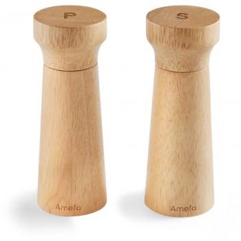 Molinillos de Sal y Pimienta con Estilo Madera Amefa