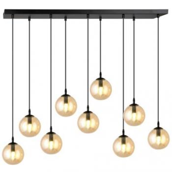 Suspension Moderne Cosmo Ambre 104x120x22 cm