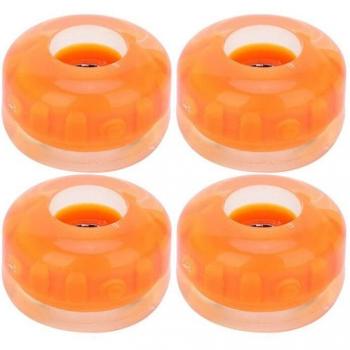 4 Pcs Orange Downhill Sliding Skateboard Wheels 54x36mm