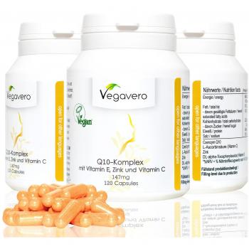 NaturePassion Q10‑Skin Power – Vegan Vitamin C, Zink, E