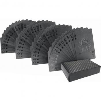 Cartes de Jeu Noir Imperméables