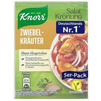 Knorr Zwiebel-Kräuter Dressing für Salate, 5 x 8 g