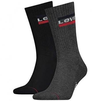 2er-Set hohe Unisex-Socken Levi's® 37157-0153 Schwarz