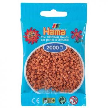 Lot de 2000 petites perles Ø2,5 mm marron clair
