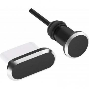 USB C Anschluss mit 3,5mm Kopfhörerjack und SIM-Karten Staubschutz für Samsung S10 S9 S8 Note 8 9 Huawei P10 P20 P30 Pro