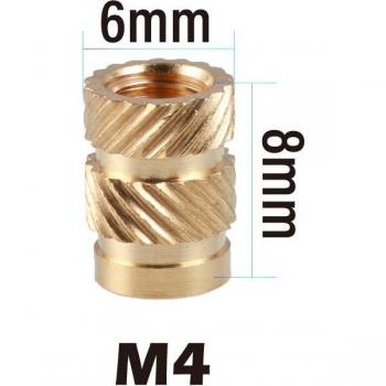 Mellow Double Twill Brass Nuts for 3D Printing