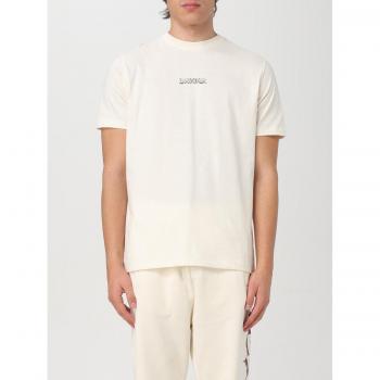T-shirt Disclaimer in cotone panna Taglia M