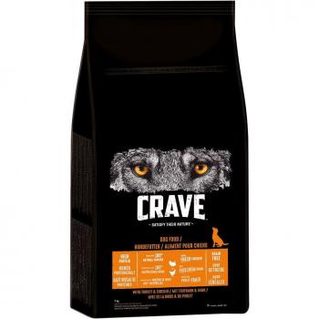 CRAVE Trockenfutter für Hunde mit Truthahn & Huhn