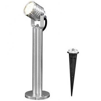 Konstsmide Adjustable Head Post Light, Solid Aluminium