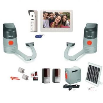 Kit 7 para automatización de puerta batiente maestro start 200