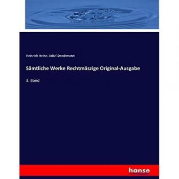 Sämtliche Werke Rechtmäszige Original-Ausgabe: 3. Band