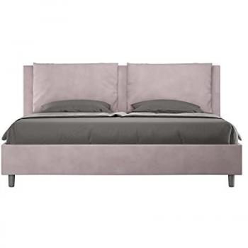 Letto Imbottito Contenitore 180x200 Glicine Antea