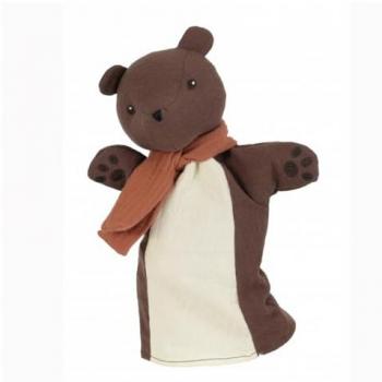 Ours câlin en coton double gaze, parfait pour les contes
