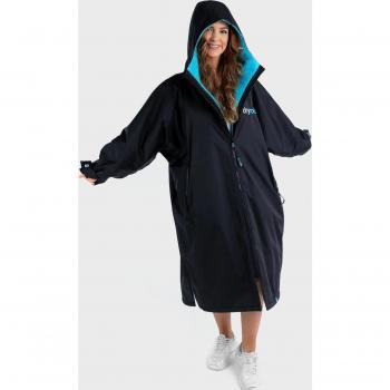 Dryrobe Advance Long Sleeve in Black/Blue