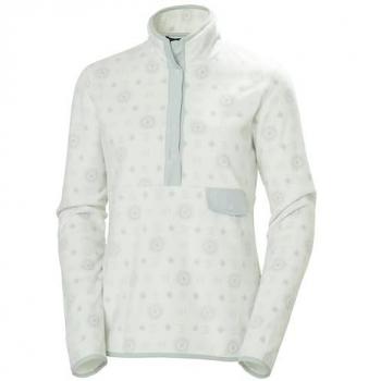 Women's Maridalen Printed Fleece – Seafoam Sunny, XL (Half Zip)