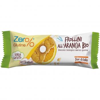 Zer%Glutine Frollini All'Arancia Bio Fior Di Loto 30g