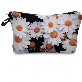 Chic Daisy Cosmetic Pouch