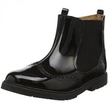 Chelsea‑Reißverschluss‑Stiefel aus schwarzen Lackledern – StartRite