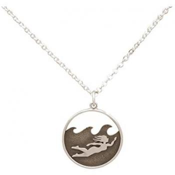 Taucherin Beach‑Style Halskette Gemshine – 1 ct, grauer Diamant (49,89 €)