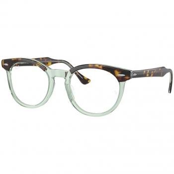 Ray-Ban RX5598F Eagle Eye Asian Fit 8249 Men's Eyeglasses Tortoiseshell Size 51
