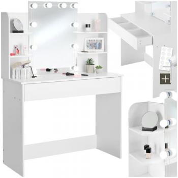 Coiffée 4Étagères Tectake Miroir LED