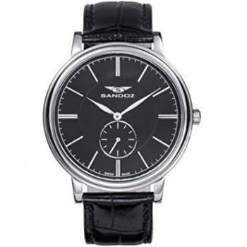 Reloj Sandoz 81385-57 Hombre Cuarzo Analógico Negro
