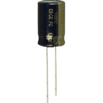 100µF 100V Panasonic Electrolytic Capacitor – 5 mm Lead, 10 mm Diameter