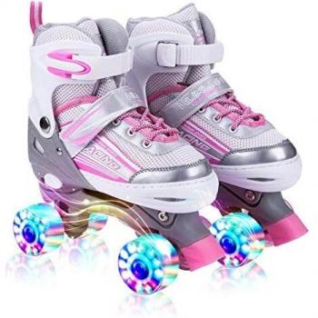 SparkleStep Kids Roller Skates – 12C-2 UK