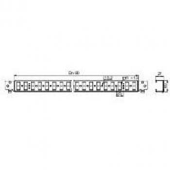Montaggio Rapido SF/SM 500mm Argento – Schneider Electric