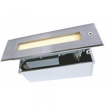 LED Bodeneinbaustrahler Line in Silber 1,9W 35lm 3000K IP67