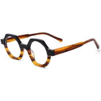 54140 Style Acetate Polygonal Computer Glasses