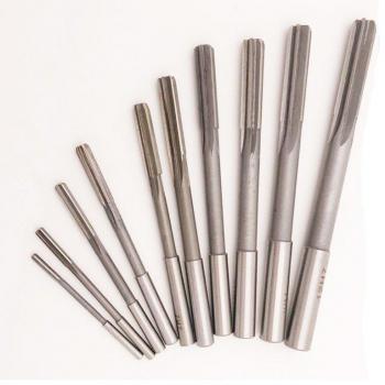 High Precision Straight Shank Reamer Set (10pcs, HSS 4241, 3-12mm, H7)