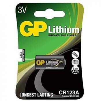 Pile CR123 Lithium 1400mAh