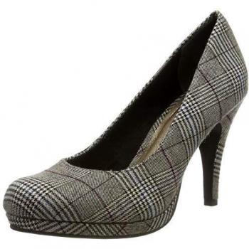Tamaris 1-1-22407-23 Women's Heels, Tartan 901, Multicolour