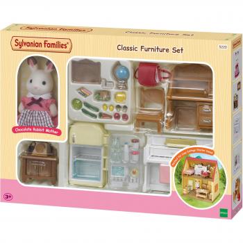 Sylvanian Families Vintage-Inspired Furniture Ensemble