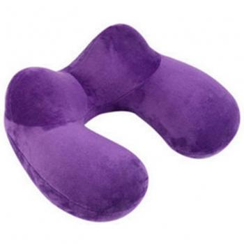 Almohada inflable para viajes en avión y tren