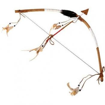 Indianer-Pfeil und Bogen Smiffys – Braun, Universalgröße