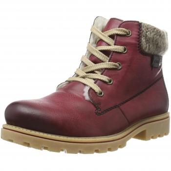 Rieker Z1420 Rotkurzschuh für Damen – EU 42 (Stein/Wein)