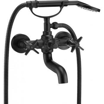 Wandmontage Wannenarmatur TEMISTO-30 mit Duschset