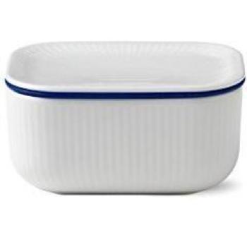 Royal Copenhagen Weiße Riflet Servierplatten