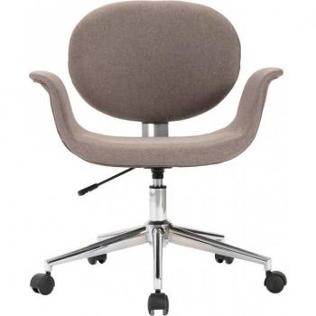 Chaise pivotante gris taupe VidaXL